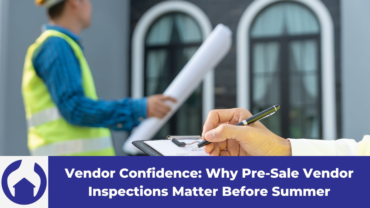 Vendor Confidence: Why Pre-Sale Vendor Inspections Matter Before Summer As temperatures rise and property listings