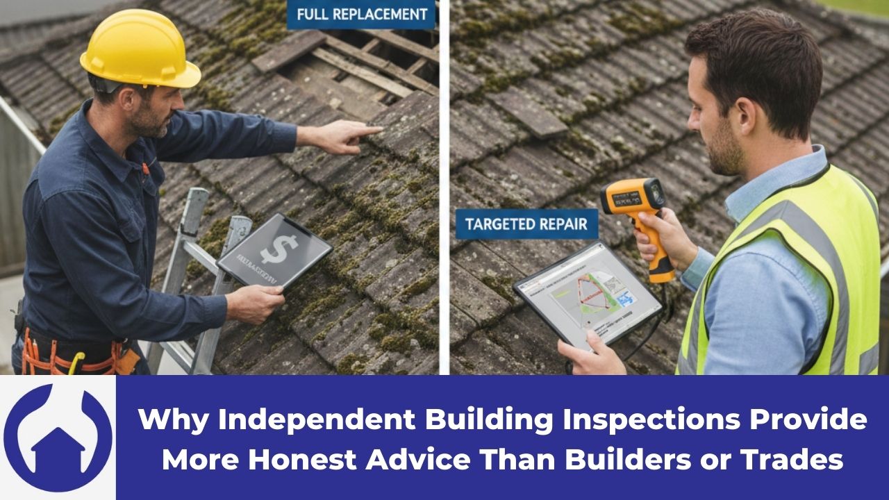 Why Independent Building Inspections Provide More Honest Advice Than Builders or Trades