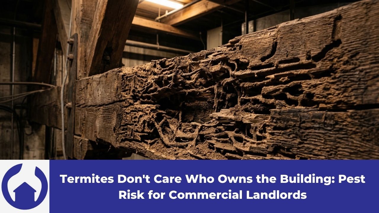Termites Don't Care Who Owns the Building- Pest Risk for Commercial Landlords
