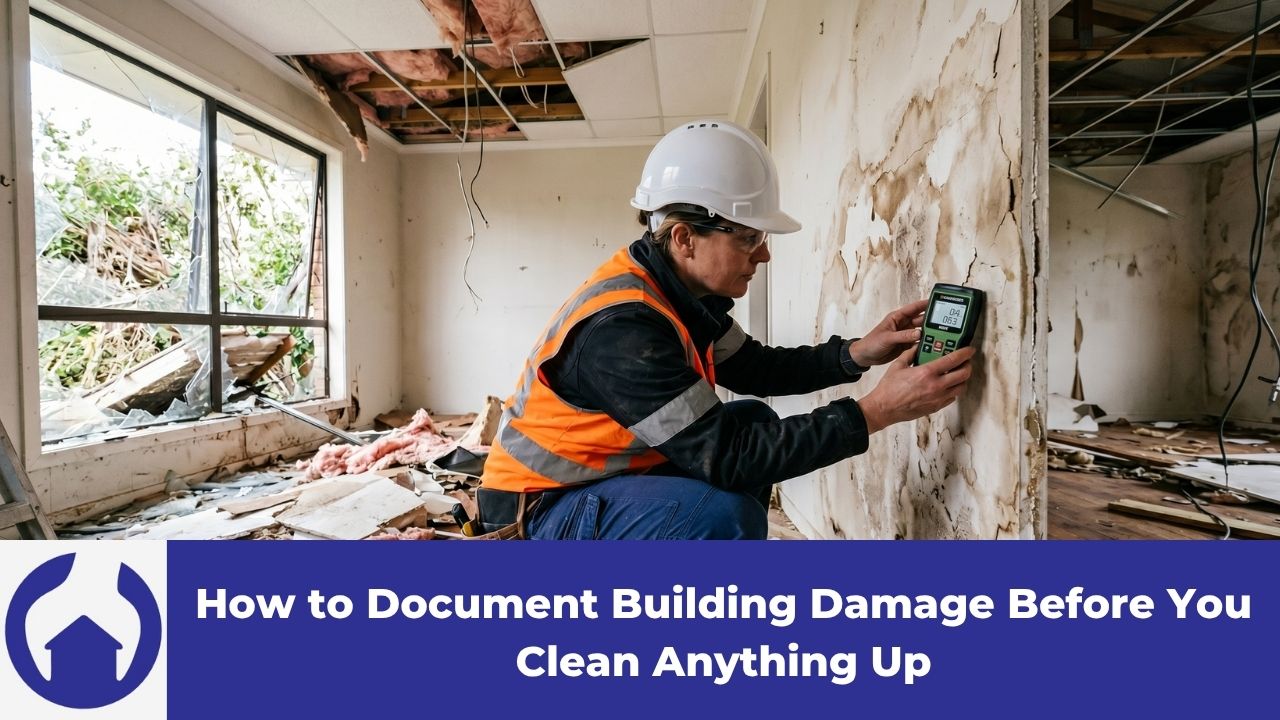 How to Document Building Damage Before You Clean Anything Up